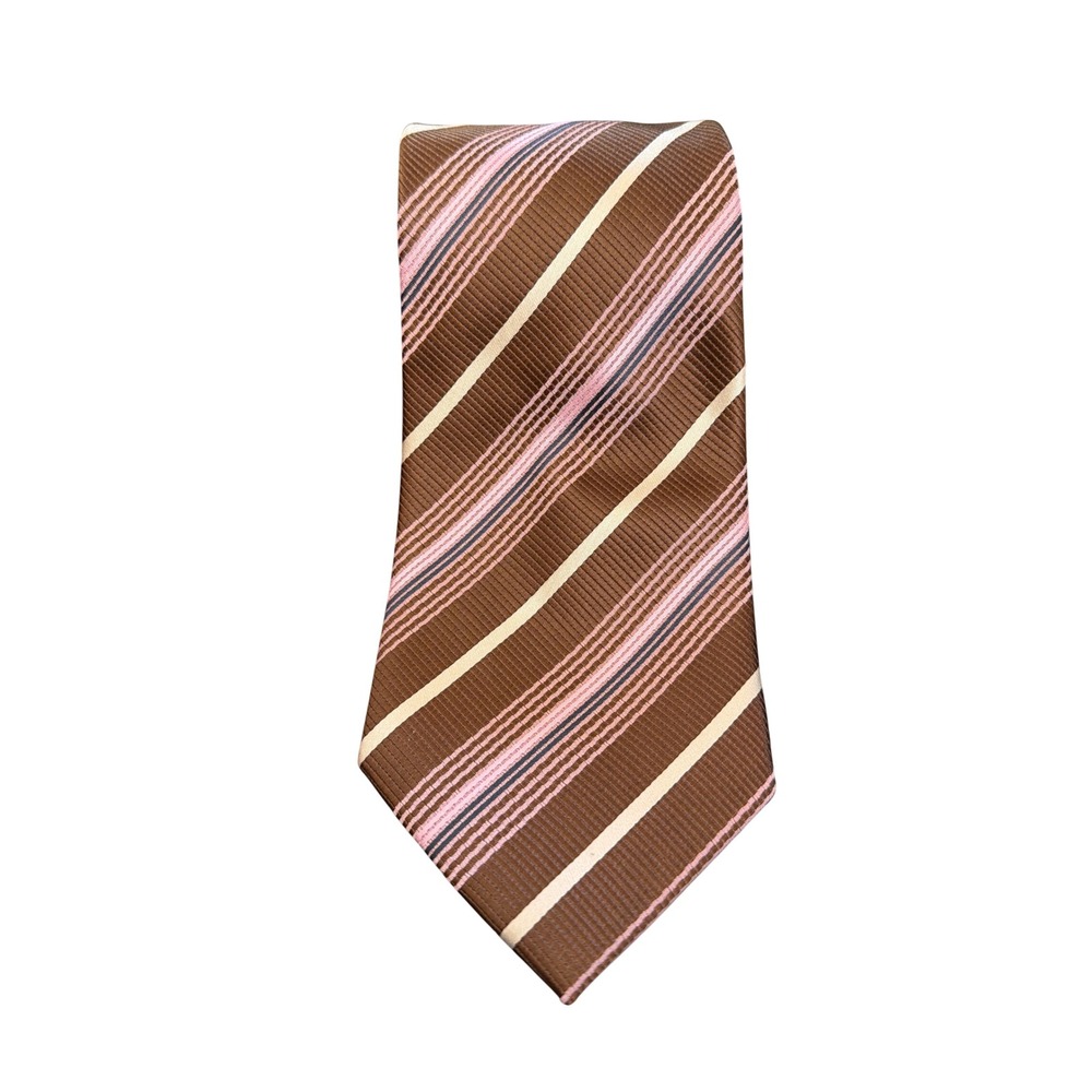 Vintage Borelli Necktie Striped Dark Academia Preppy Professional Dandy Retro